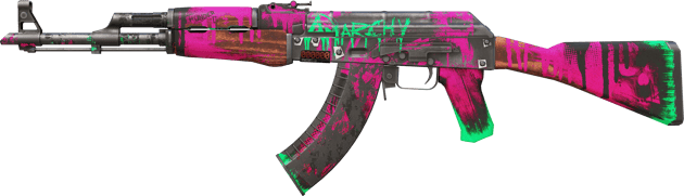 StatTrak™ AK-47 | Neonvallankumous (Reissussa rähjääntynyt)