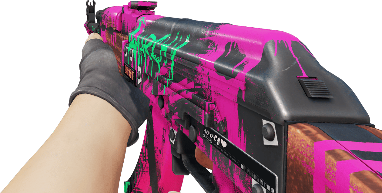 Preview image 3 of StatTrak™ AK-47 | Neonowa rewolucja (lekkie zużycie)