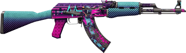 Preview image 2 of StatTrak™ AK-47 | Neonkiitäjä (Reissussa rähjääntynyt)