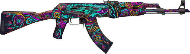 Preview image 2 of StatTrak™ AK-47 | Nightwish (戦いで傷ついた)