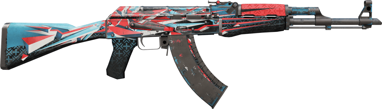Preview image 2 of StatTrak™ AK-47 | Complexe géométrique (Marquée par les combats)