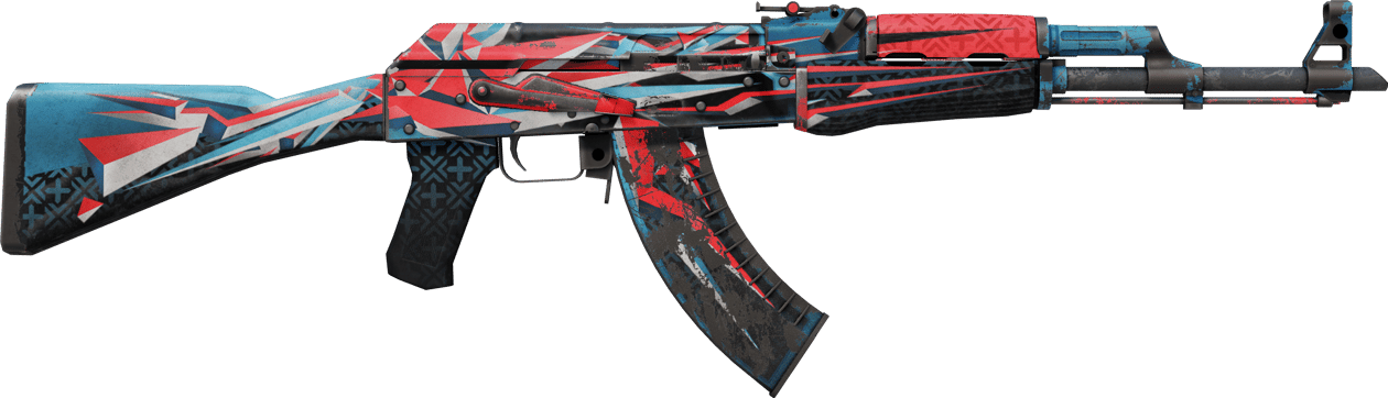 Preview image 2 of StatTrak™ AK-47 | 混沌点阵 (破损不堪)