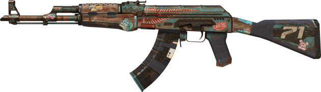 StatTrak™ AK-47 | 复古浪潮 (战痕累累)