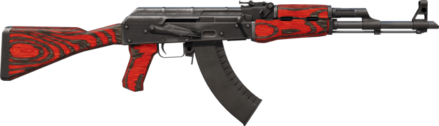 Preview image 2 of StatTrak™ AK-47 | Red Laminate (Testato sul campo)