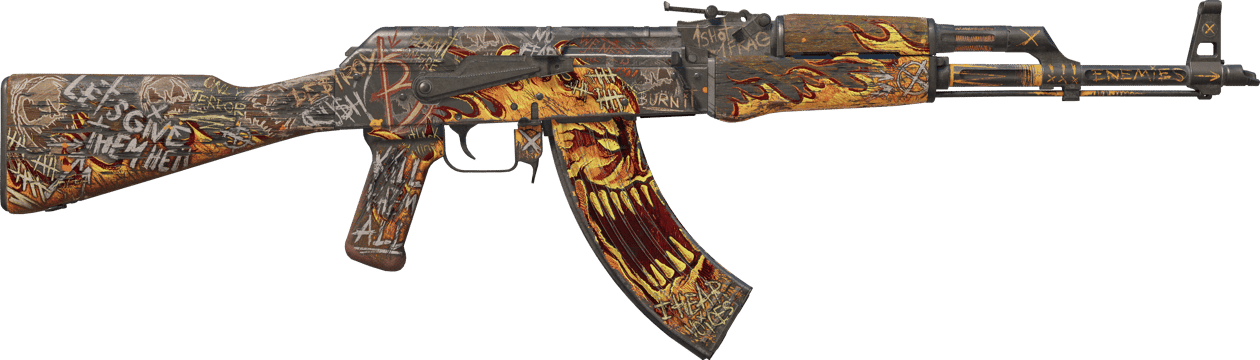 Preview image 2 of StatTrak™ AK-47 | Searing Rage (BS - Mòn qua thực chiến)
