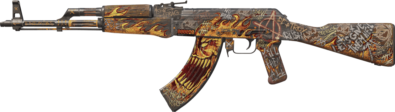 Preview image 1 of StatTrak™ AK-47 | Searing Rage (BS - Mòn qua thực chiến)