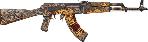 Preview image 2 of StatTrak™ AK-47 | Searing Rage (FN - Mới cứng)