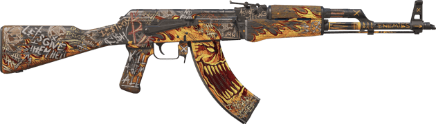 Preview image 2 of StatTrak™ AK-47 | Rage inextinguible (Testée sur le terrain)
