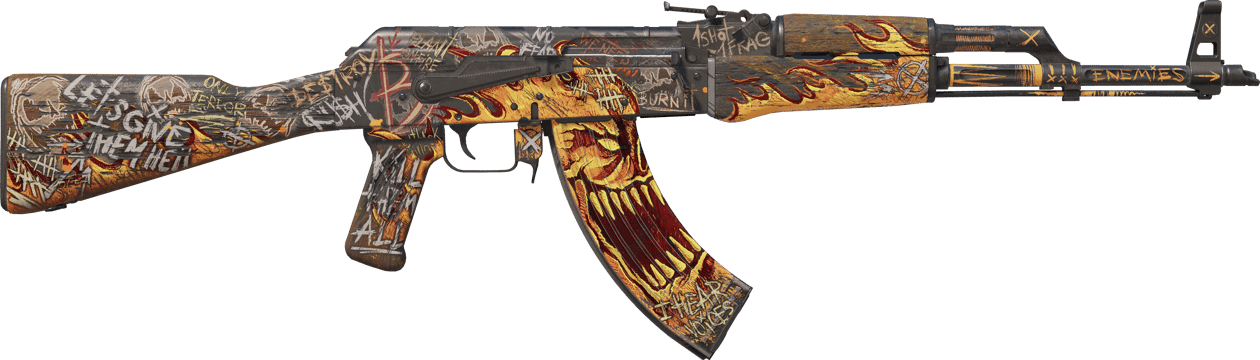 Preview image 2 of StatTrak™ AK-47 | Rage inextinguible (Testée sur le terrain)