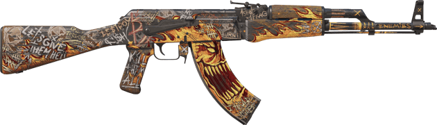 Preview image 2 of StatTrak™ AK-47 | Searing Rage (Usura minima)
