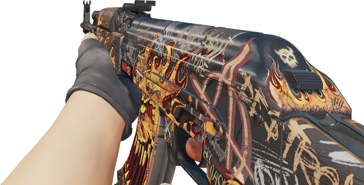 Preview image 3 of StatTrak™ AK-47 | Lodernder Zorn (Minimale Gebrauchsspuren)