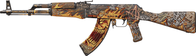StatTrak™ AK-47 | Searing Rage (Usura minima)