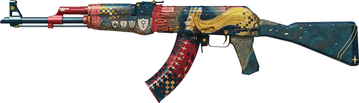 Preview image 1 of StatTrak™ AK-47 | 女皇 (戰場實測)