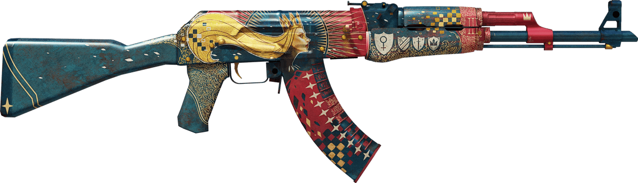 Preview image 2 of StatTrak™ AK-47 | 女皇 (重度磨損)
