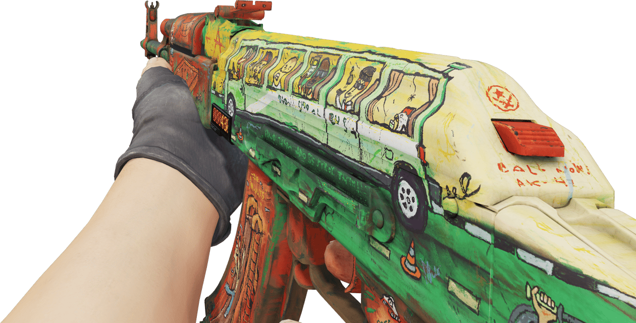 Preview image 3 of StatTrak™ AK-47 | Dışlanmışlar (Görevde Kullanılmış)