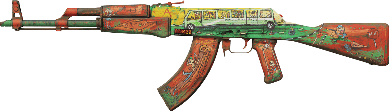 Preview image 1 of StatTrak™ AK-47 | Dışlanmışlar (Görevde Kullanılmış)