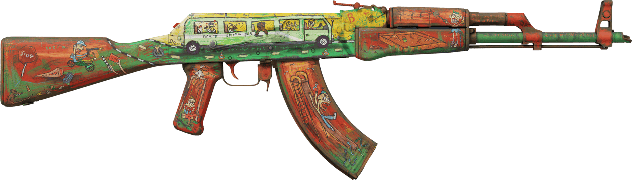 Preview image 2 of StatTrak™ AK-47 | The Outsiders (Aikansa elänyt)