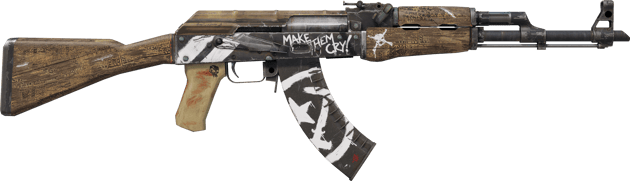 Preview image 2 of StatTrak™ AK-47 | Rebelde del yermo (Recién fabricado)