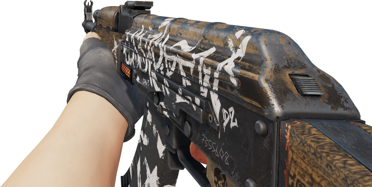 Preview image 3 of StatTrak™ AK-47 | 荒土之亂 (重度磨損)