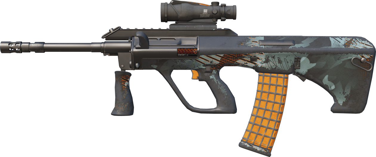 Preview image 1 of StatTrak™ AUG | Bursztynowy cień (po ciężkich walkach)