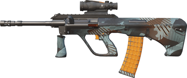 StatTrak™ AUG | Bursztynowy cień (po testach bojowych)