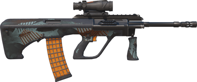 Preview image 2 of StatTrak™ AUG | 琥珀冲流 (破损不堪)