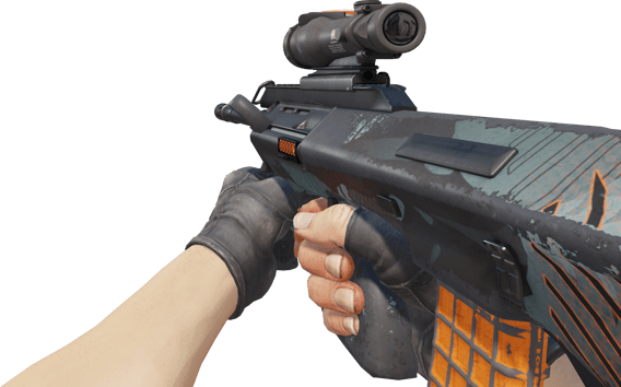Preview image 3 of StatTrak™ AUG | 琥珀冲流 (破损不堪)