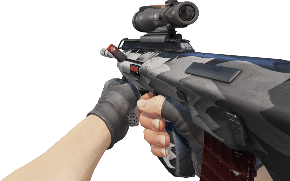 Preview image 3 of StatTrak™ AUG | Arctic Wolf (Segnato dalle battaglie)