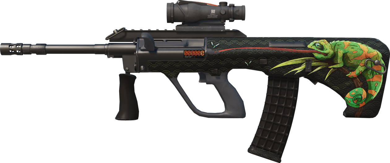 Preview image 1 of StatTrak™ AUG | Chameleon (Nuovo di fabbrica)