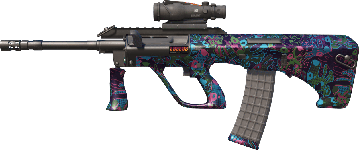 Preview image 1 of StatTrak™ AUG | Death by Puppy (FN - Mới cứng)