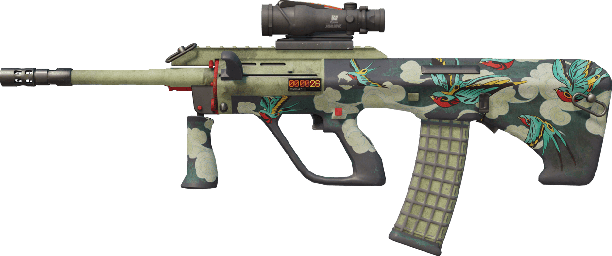 Preview image 1 of StatTrak™ AUG | Klucz ptaków (po ciężkich walkach)