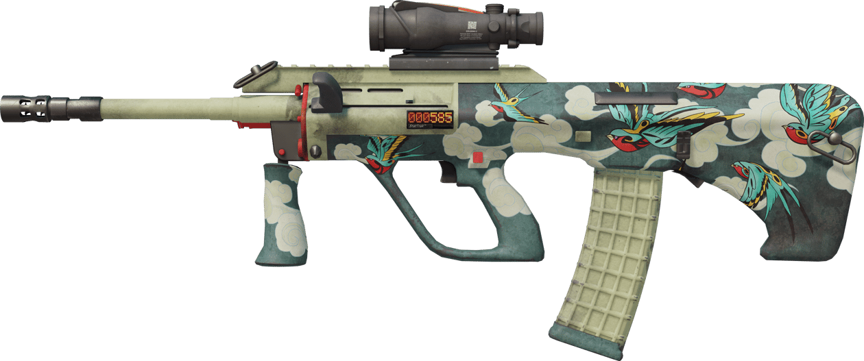 Preview image 1 of StatTrak™ AUG | Klucz ptaków (lekkie zużycie)