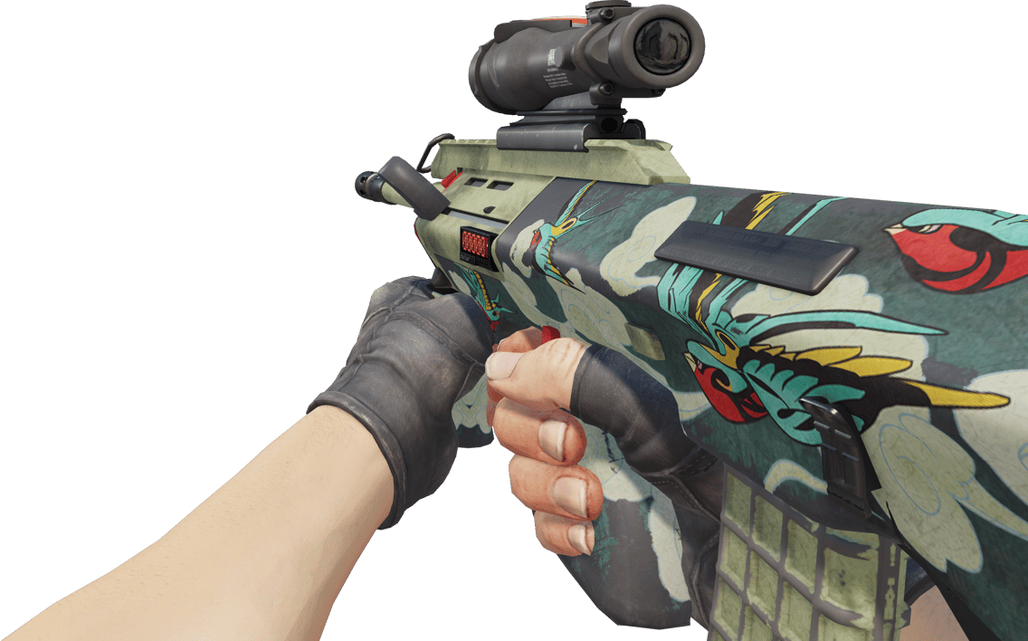 Preview image 3 of StatTrak™ AUG | Klucz ptaków (mocne zużycie)