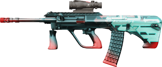 StatTrak™ AUG | Momentum (Com Muito Uso)