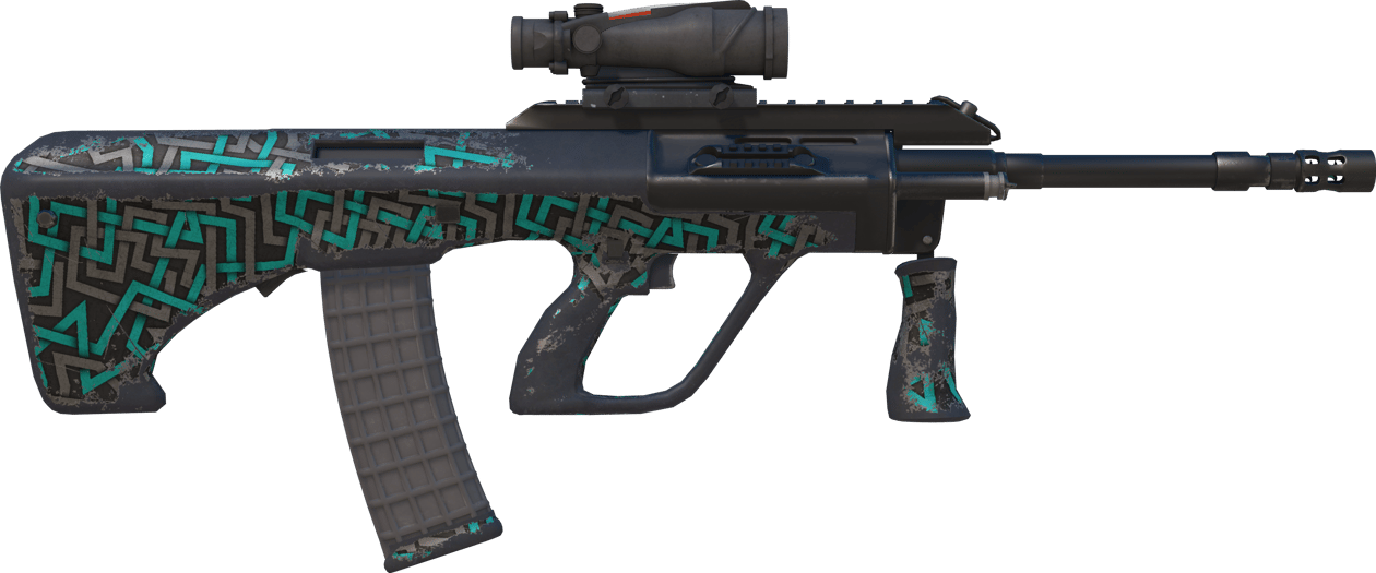 Preview image 2 of StatTrak™ AUG | Ricochet (BS - Mòn qua thực chiến)