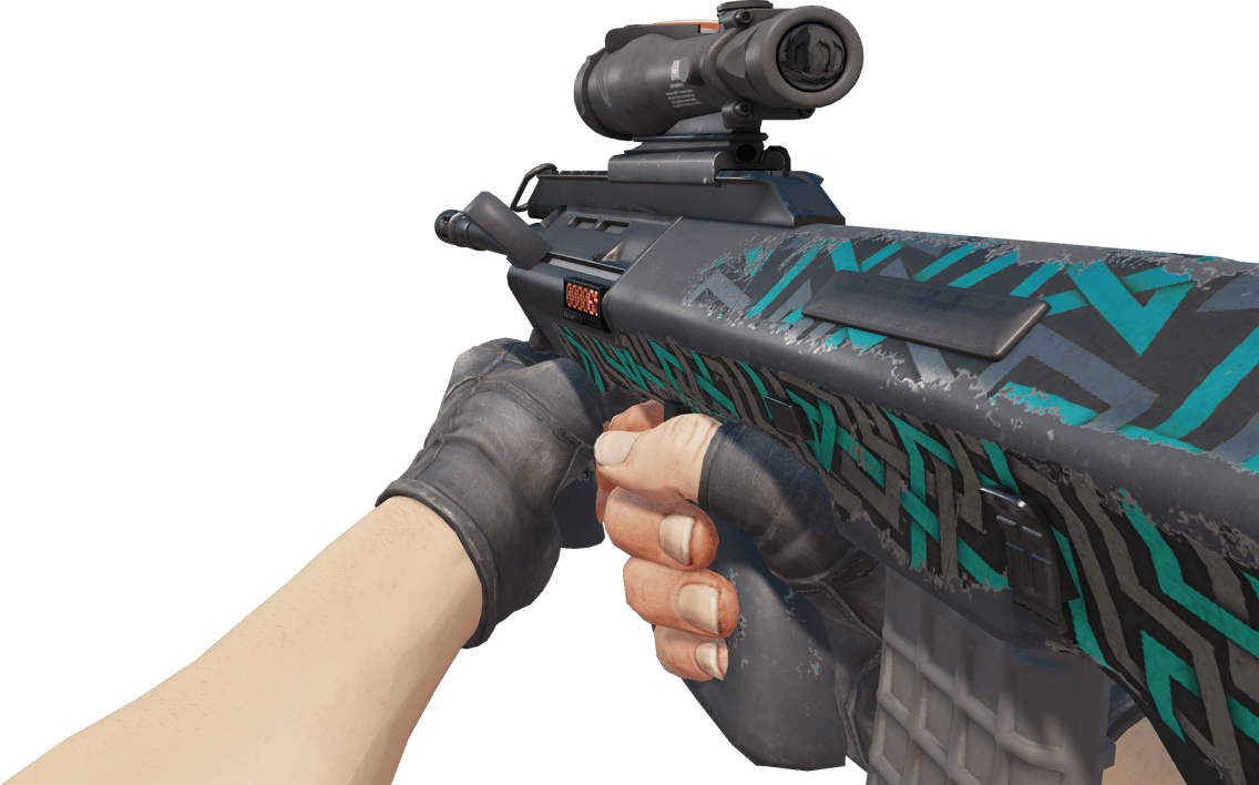 Preview image 3 of StatTrak™ AUG | Ricochet (BS - Mòn qua thực chiến)