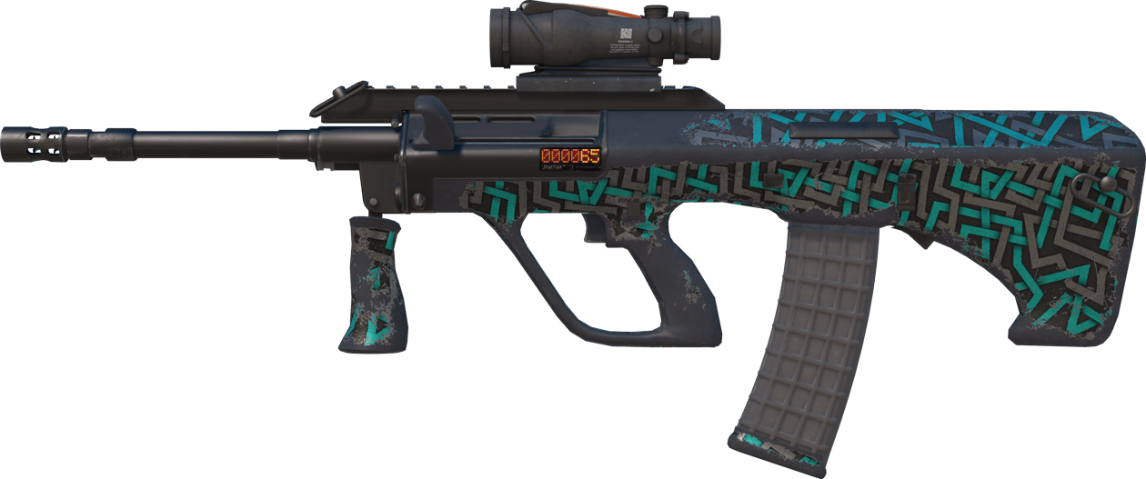 Preview image 1 of StatTrak™ AUG | Ricochet (BS - Mòn qua thực chiến)