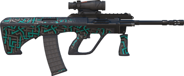 Preview image 2 of StatTrak™ AUG | 弹跳线条 (破损不堪)