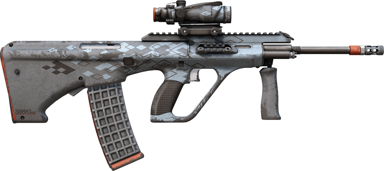 Preview image 2 of StatTrak™ AUG | Trigger Discipline (戦いで傷ついた)