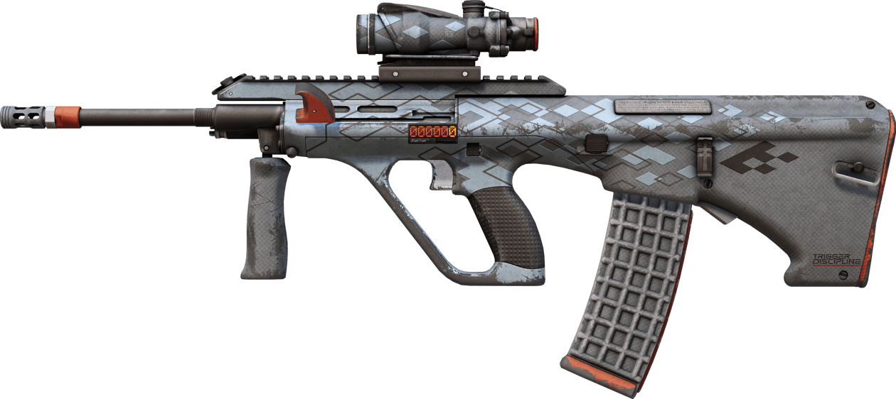 Preview image 1 of StatTrak™ AUG | Trigger Discipline (戦いで傷ついた)