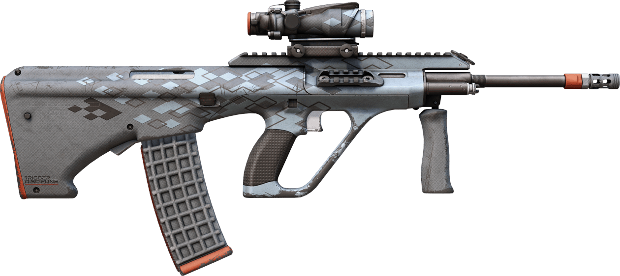 Preview image 2 of StatTrak™ AUG | Trigger Discipline (かなり摩耗)