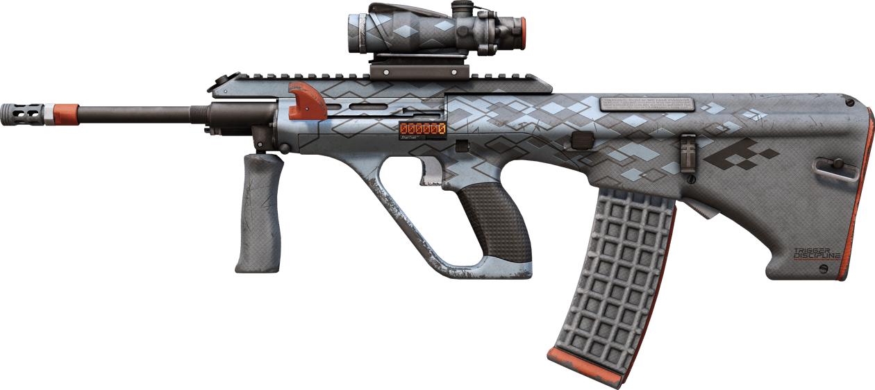 Preview image 1 of StatTrak™ AUG | Trigger Discipline (かなり摩耗)