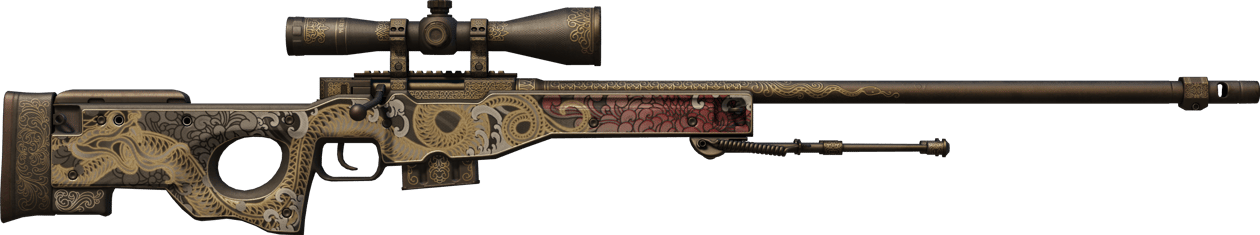 Preview image 2 of StatTrak™ AWP | 金粉肆蛇 (战痕累累)