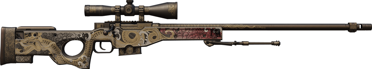 Preview image 2 of StatTrak™ AWP | 金粉肆蛇 (久经沙场)