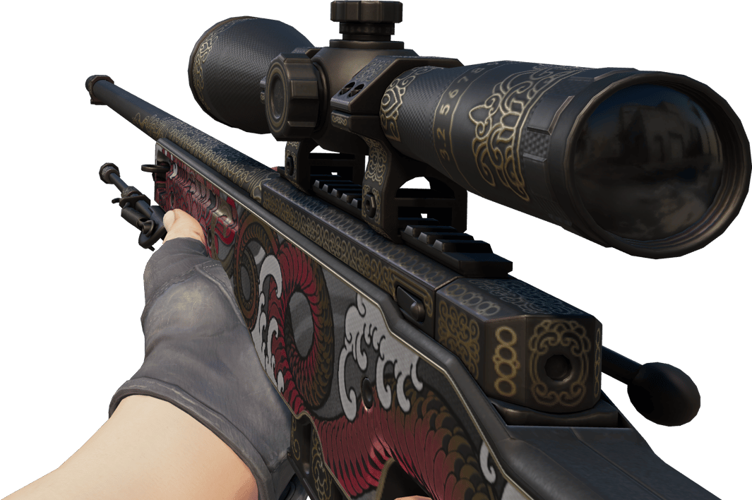 Preview image 3 of StatTrak™ AWP | 金粉肆蛇 (略有磨损)