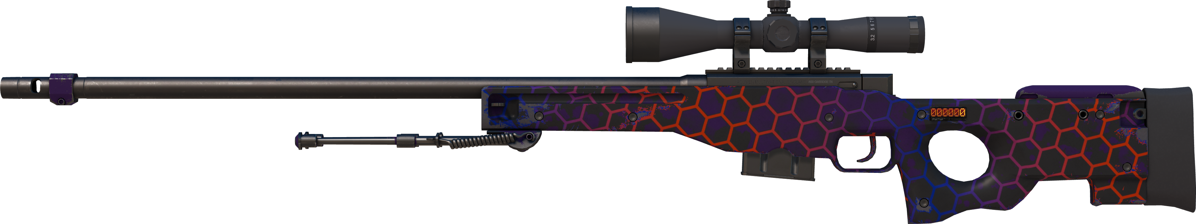 StatTrak™ AWP | Electric Hive (Minimal Wear)