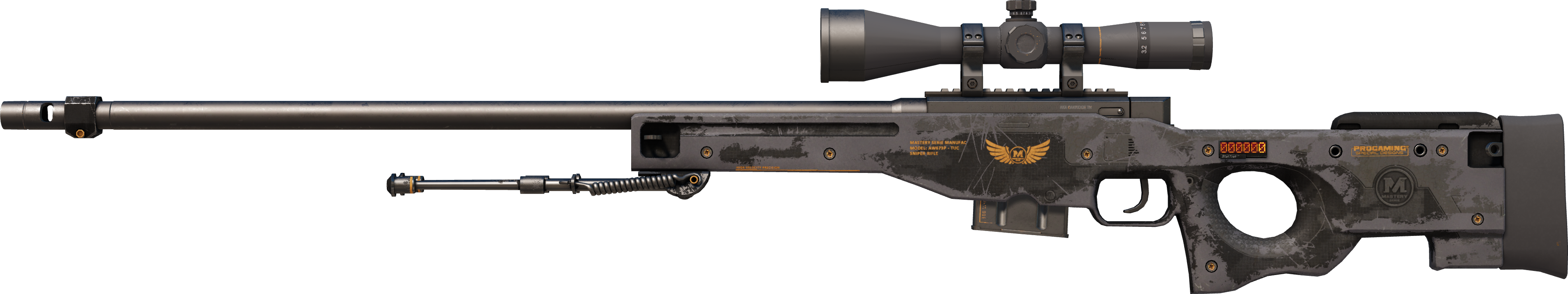 StatTrak™ AWP | Elite Build (Battle-Scarred)