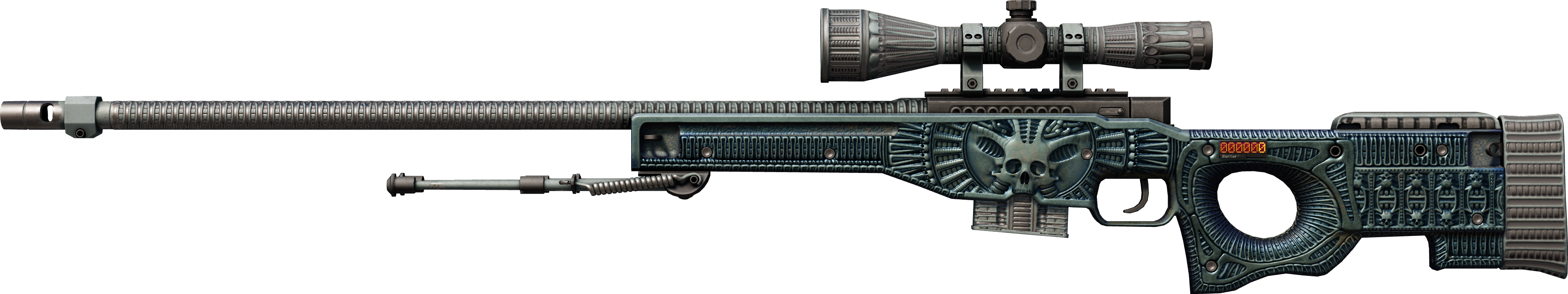 StatTrak™ AWP | Exoskeleton (Battle-Scarred)