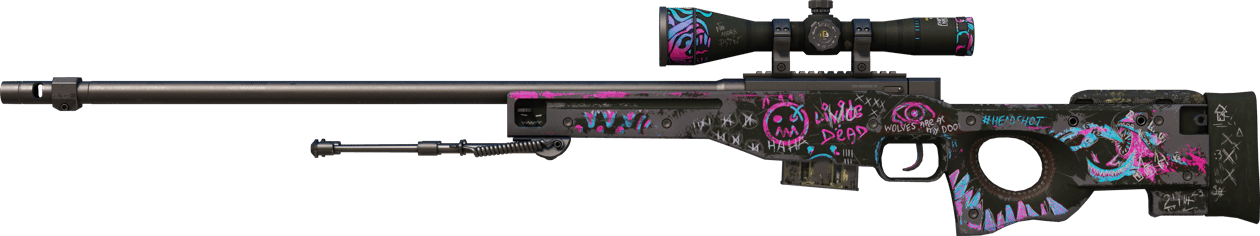 Preview image 1 of StatTrak™ AWP | Sueño febril (Bastante desgastado)