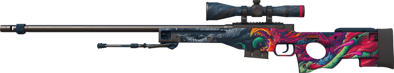 Preview image 1 of StatTrak™ AWP | Hyper Beast (Testato sul campo)